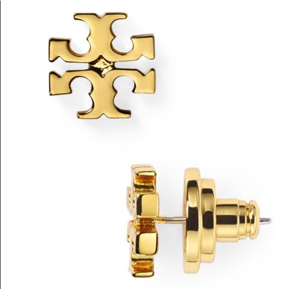 Tory Burch logo stud earrings - Picture 4 of 4